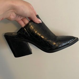 Steve Madden croc heels